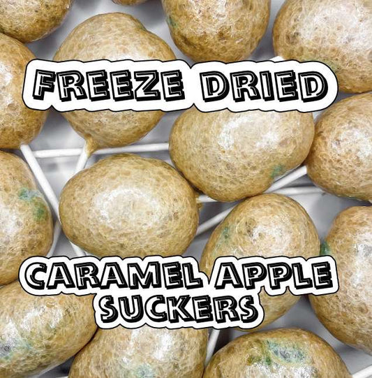 Freeze Dried Caramel Apple Suckers