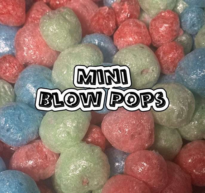 Freeze Dried Mini Blow Pops
